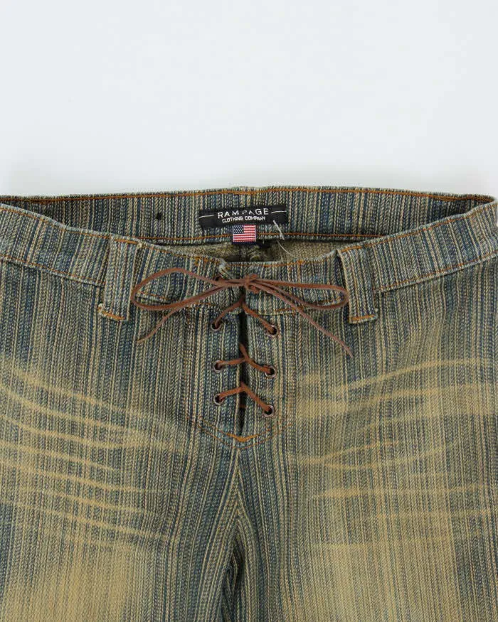 Vintage Rampage Made In USA Women's Lace Up Flared Jeans - W30 L31 sold by Rokit product image thumbnail 5