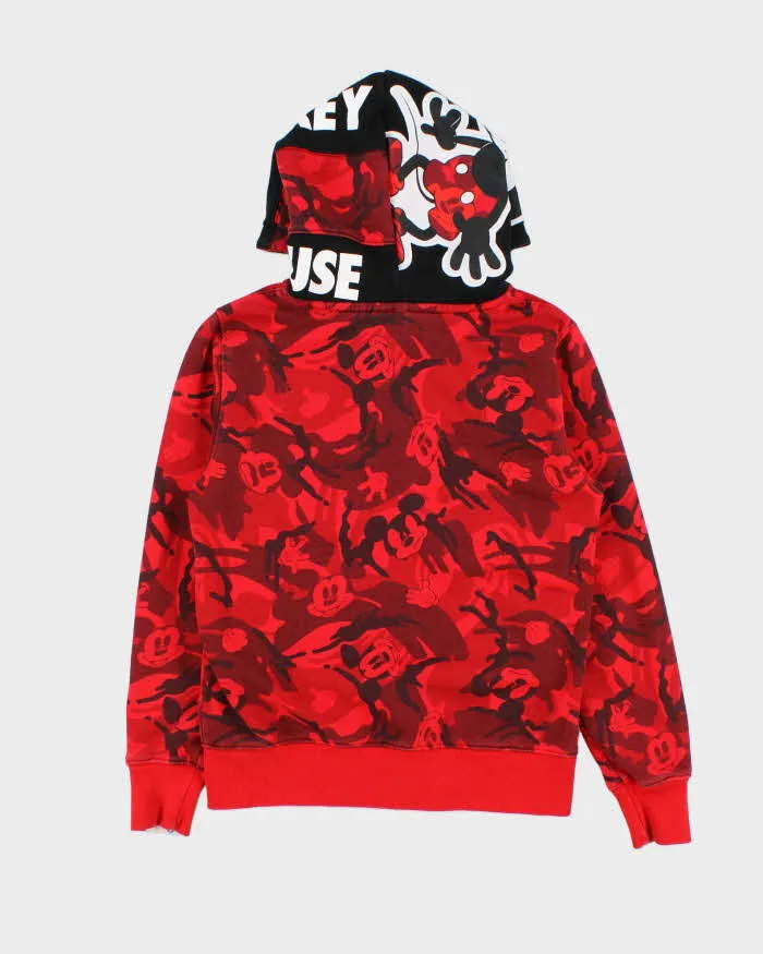 2016 Aape By Bathing Ape x Disney Mickey Camo Full-Zip Hoodie - XS sold by Rokit product image thumbnail 2
