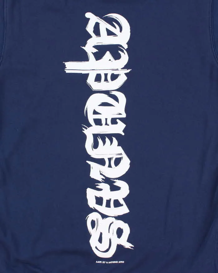 Aape By A Bathing Ape 'Aape Now' Short Sleeve Quarter-Zip Hoodie - S sold by Rokit product image thumbnail 3