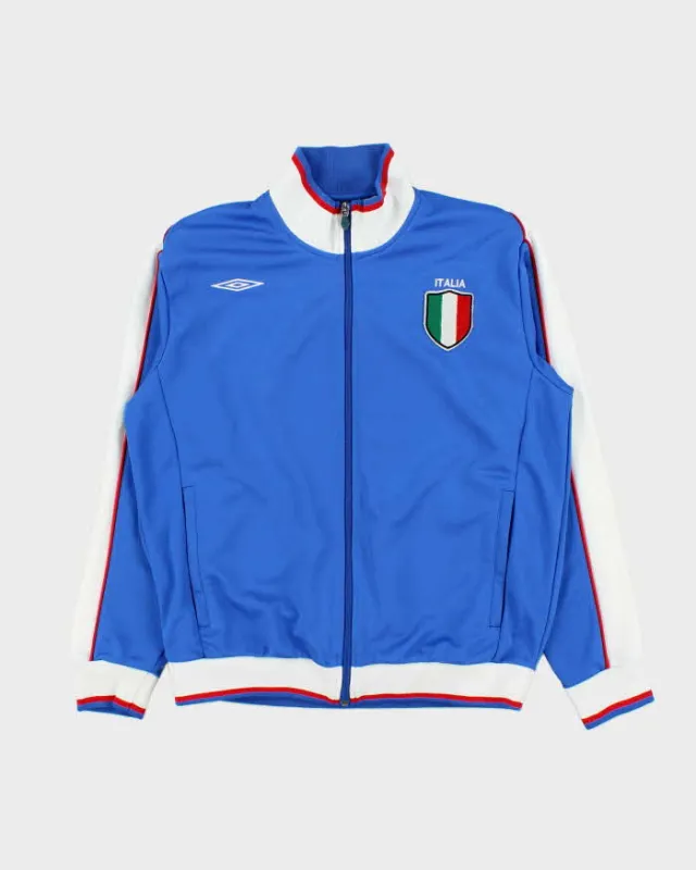Vintage Y2K 00s Umbro Italia Football Track Jacket - S sold by Rokit