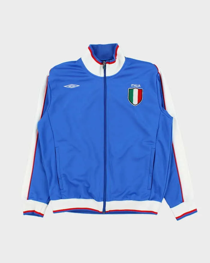 Vintage Y2K 00s Umbro Italia Football Track Jacket - S sold by Rokit