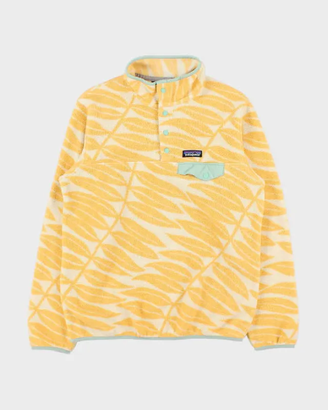 Vintage Patagonia Synchilla Leaf Snap T Pullover Fleece - M sold by Rokit