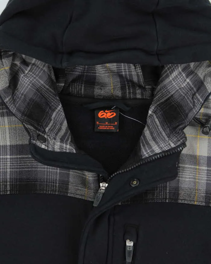 Vintage 00s Nike 6.0 Heavyweight Plaid Full-Zip Hoodie - M sold by Rokit product image thumbnail 5