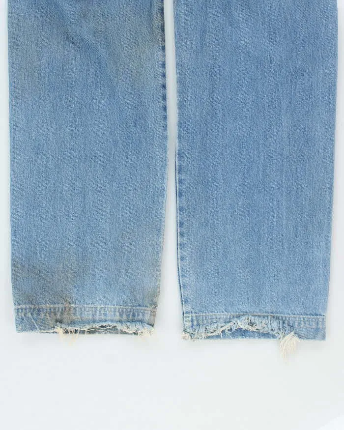 Vintage 1990s Glussco Wide Leg Denim Jeans - W30 L30 sold by Rokit product image thumbnail 4