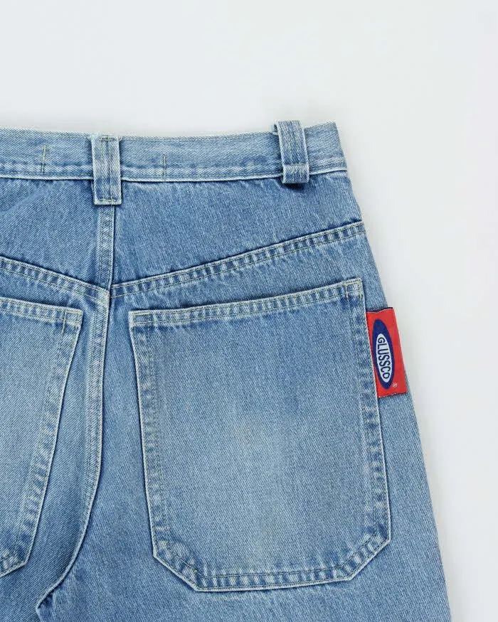Vintage 1990s Glussco Wide Leg Denim Jeans - W30 L30 sold by Rokit product image thumbnail 3