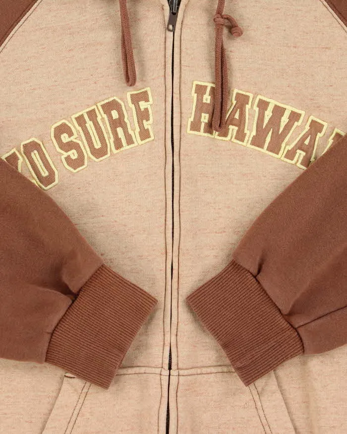 Vintage Y2K 00s Piko Surf Hawaii Two-Tone Zip-Up Hoodie - L sold by Rokit product image thumbnail 4