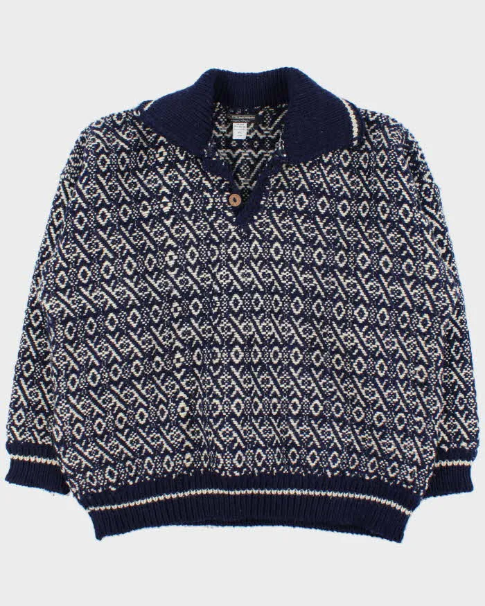 Vintage J. Peterman Wool Heavyweight Chunky Jumper - XXL sold by Rokit