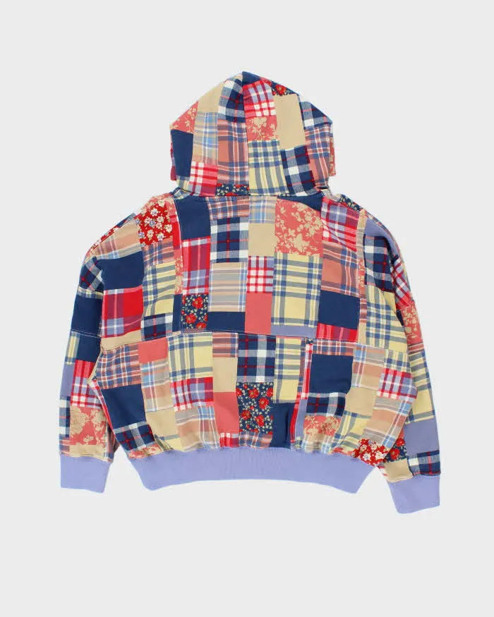 Polo Ralph Lauren Women's Patchwork Madras Oversized Boxy Pullover Hoodie - XL sold by Rokit product image thumbnail 2