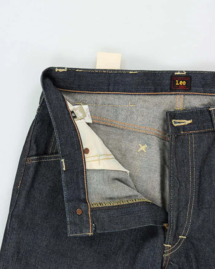Deadstock Lee x Stussy Raw Japanese Denim Slim Straight Leg Jeans - W34 L32 sold by Rokit product image thumbnail 5