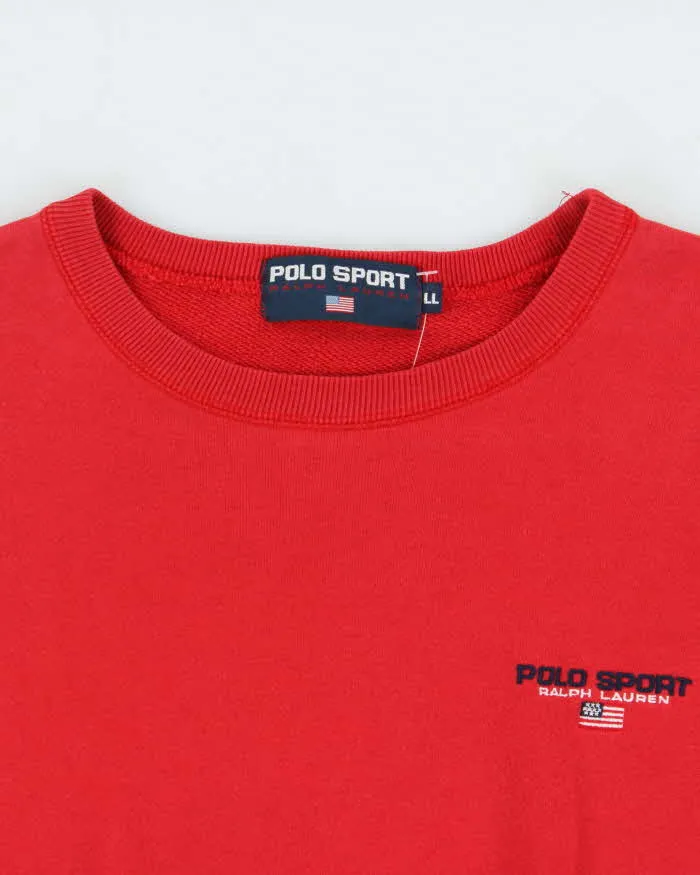 Vintage 1990s Polo Sport Ralph Lauren Classic Crewneck Sweatshirt - L sold by Rokit product image thumbnail 5