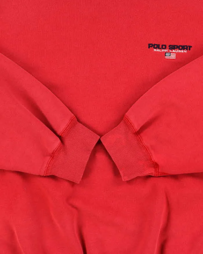 Vintage 1990s Polo Sport Ralph Lauren Classic Crewneck Sweatshirt - L sold by Rokit product image thumbnail 4