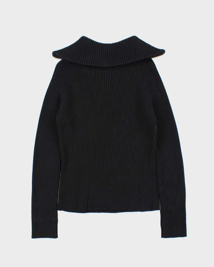Vintage Ralph Lauren Ribbed Knit Quarter-zip Jumper - L sold by Rokit product image thumbnail 2