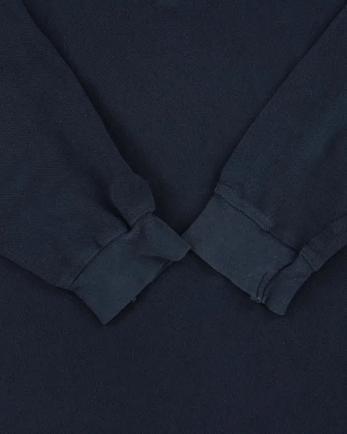 Vintage 1990s Burberry Nova Check Detailed Long Sleeve Polo Shirt - L sold by Rokit product image thumbnail 5