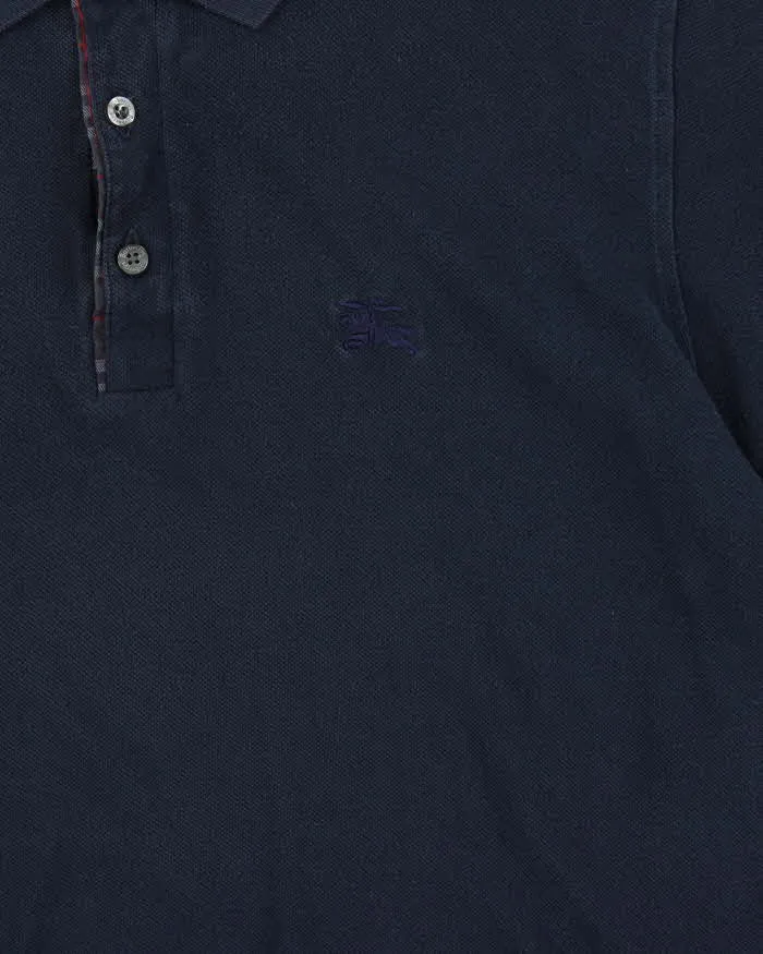 Vintage 1990s Burberry Nova Check Detailed Long Sleeve Polo Shirt - L sold by Rokit product image thumbnail 4