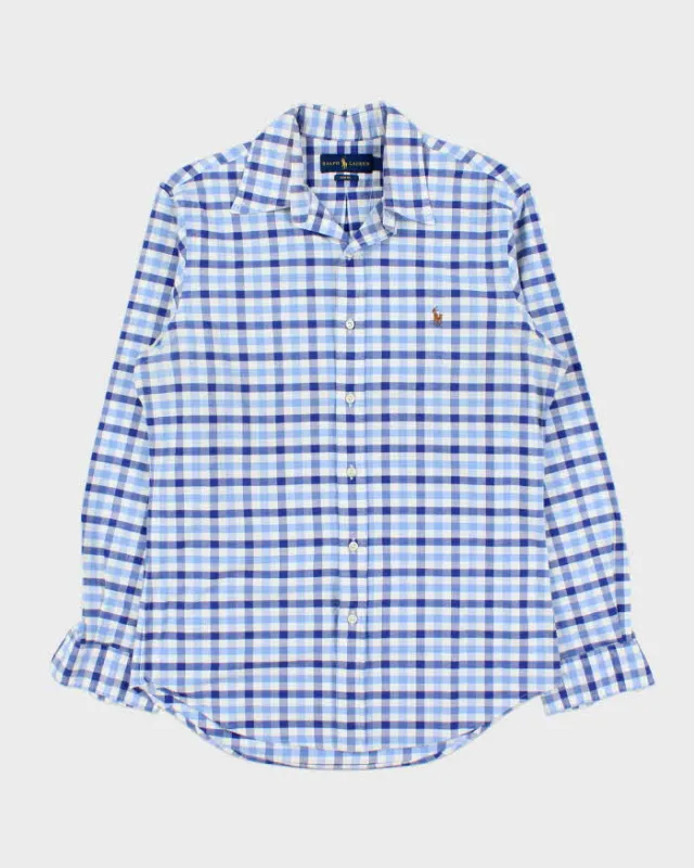 Vintage Polo Ralph Lauren Gingham Slim Fit Long Sleeve Shirt - M sold by Rokit