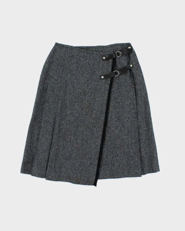 Vintage MaxMara Wool Buckle Skirt - XS sold by Rokit