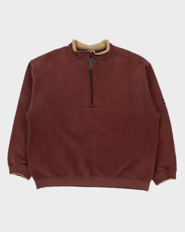 Vintage Y2K 00s Columbia Heavyweight Quarter-Zip Sweatshirt - XL sold by Rokit