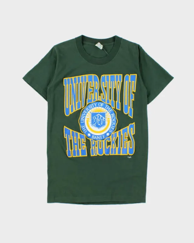 Vintage 1990s Gildan Heavyweight University Of The Rockies Single Stitch Crewneck T-Shirt - S made by Rokit