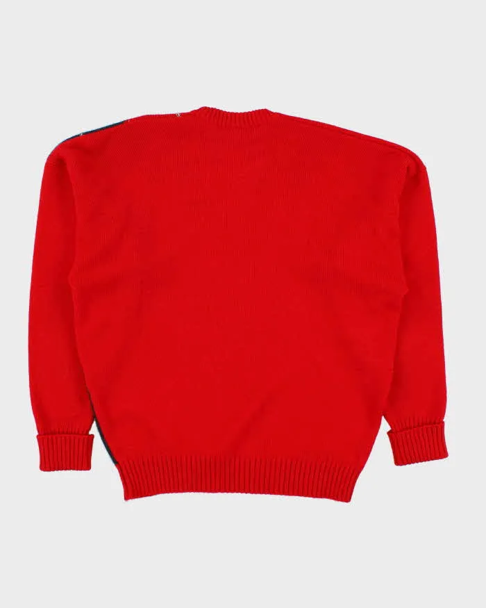 Vintage Parkhurst Wool V-neck Jumper - L sold by Rokit product image thumbnail 2
