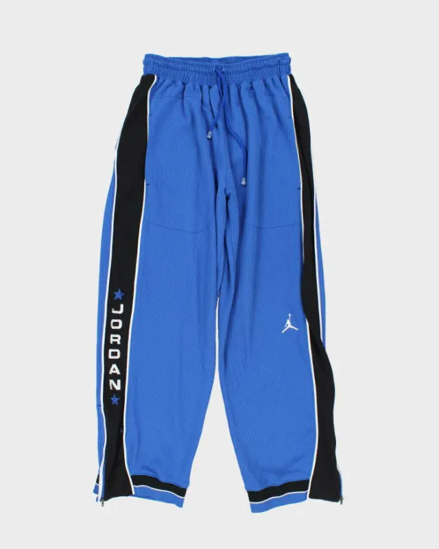 Vintage Y2K 00s Nike Air Jordan Zip Cuff Loose Fit Soft Shell Tracksuit Bottoms - M sold by Rokit