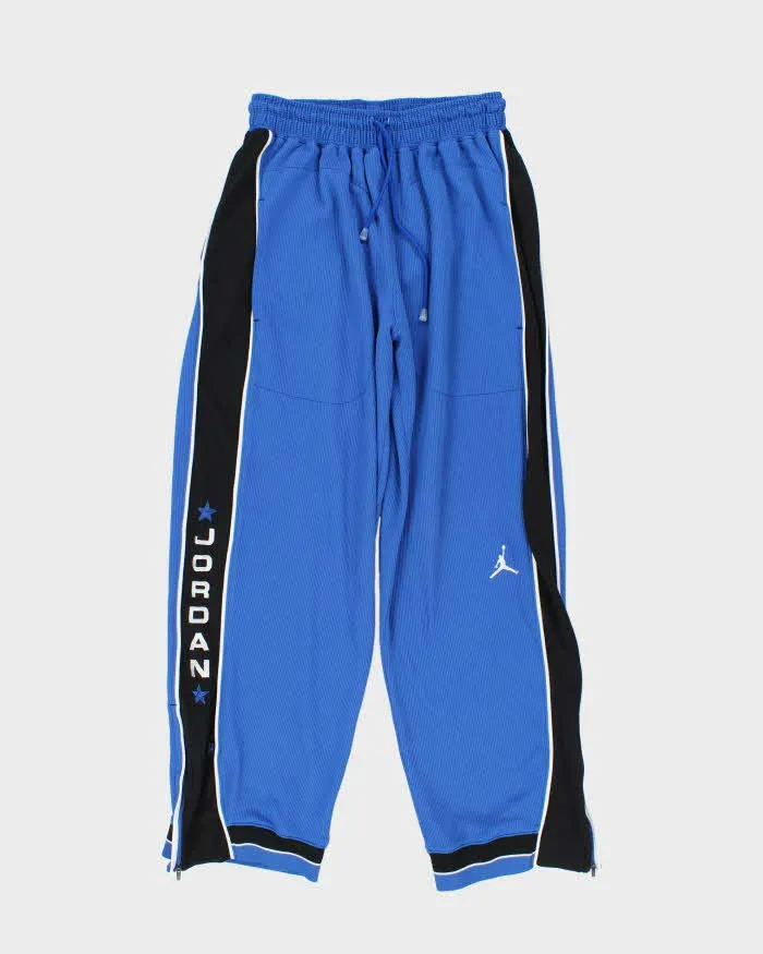 Vintage Y2K 00s Nike Air Jordan Zip Cuff Loose Fit Soft Shell Tracksuit Bottoms - M sold by Rokit