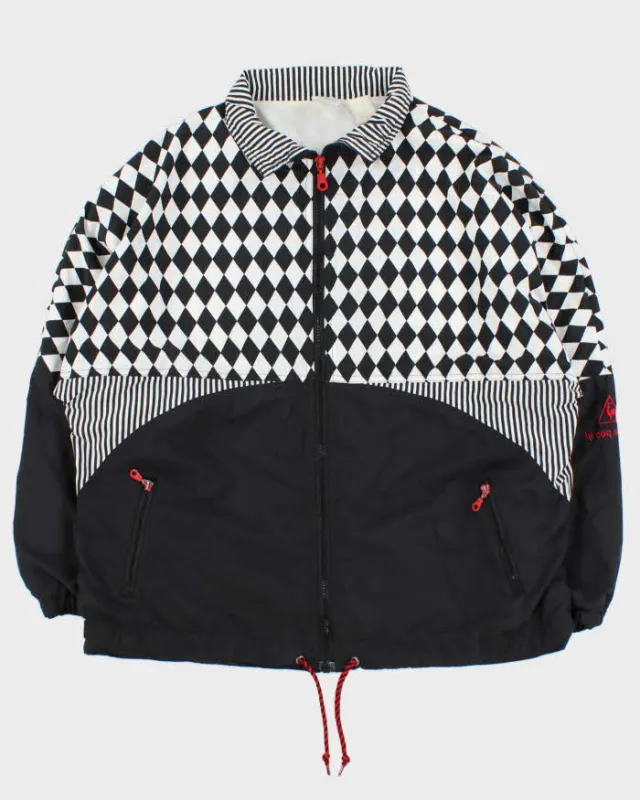 Vintage 1990s Le Coq Sportif Diamond oft Shell Windbreaker Jacket - M made by Rokit