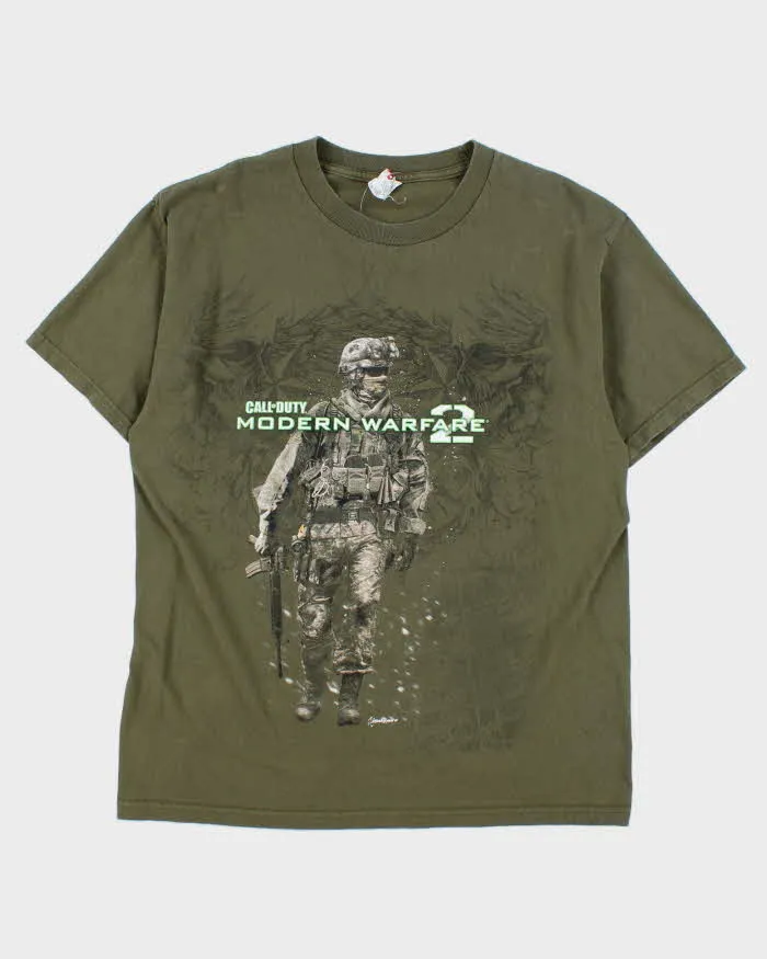 2009 Call Of Duty Modern Warfare 2 Infinity Ward Crewneck T-Shirt - L sold by Rokit