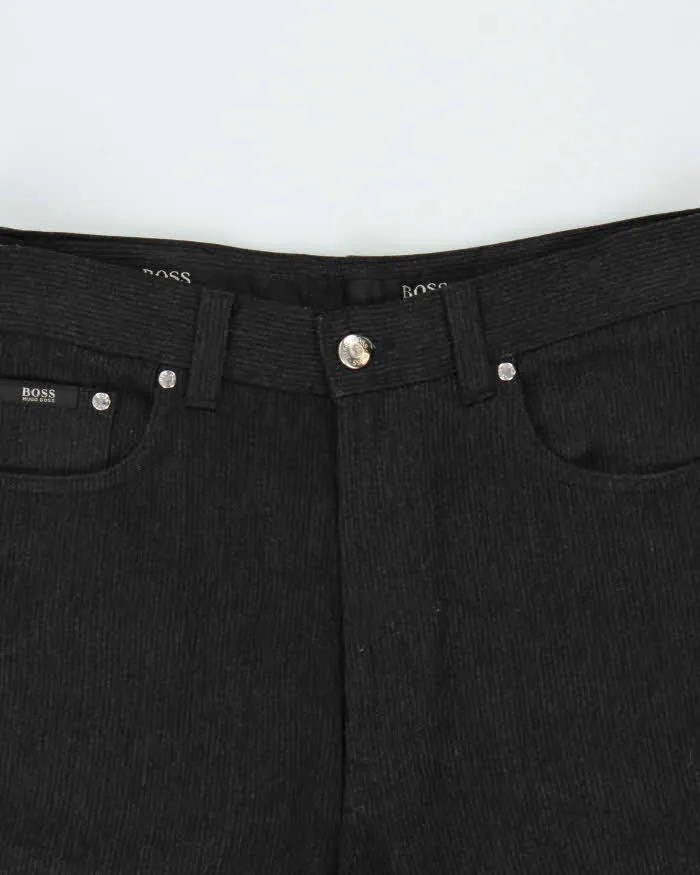 Vintage Y2K 00s Hugo Boss Alabama Wool Blend Striped Straight Leg Trousers - W32 L30 sold by Rokit product image thumbnail 5