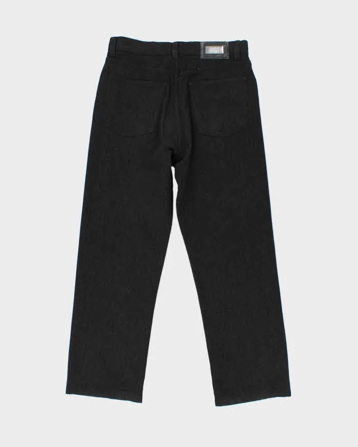 Vintage Y2K 00s Hugo Boss Alabama Wool Blend Striped Straight Leg Trousers - W32 L30 sold by Rokit product image thumbnail 2