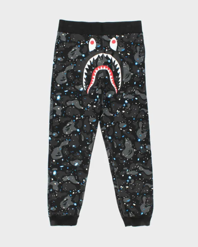 A Bathing Ape Space Camo Shark Sweat Pants Tracksuit Bottoms - XXL made by Bape