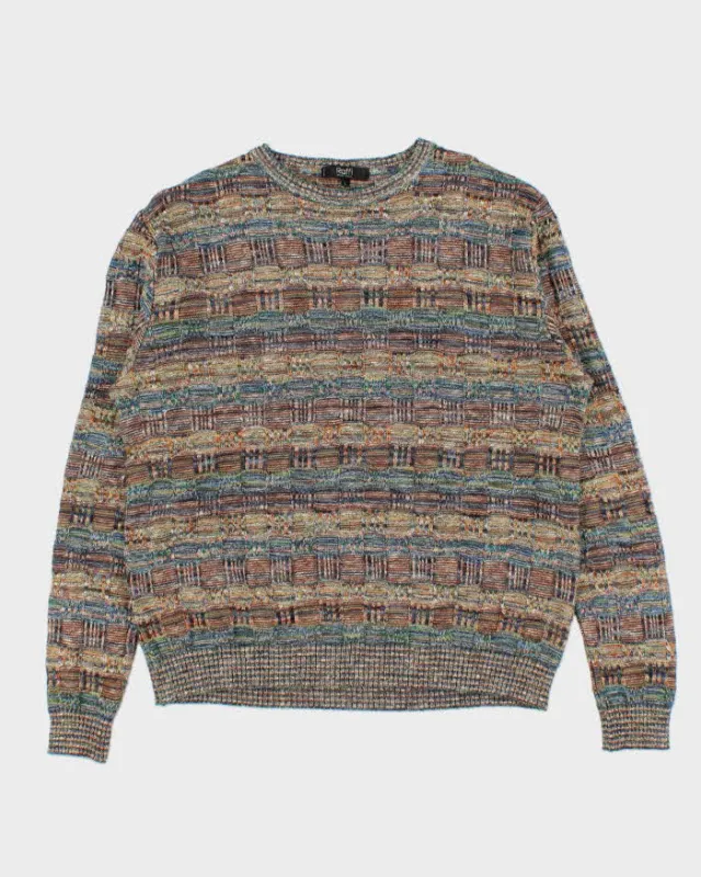 Vintage Raffi Textured Knit Jumper - L sold by Rokit