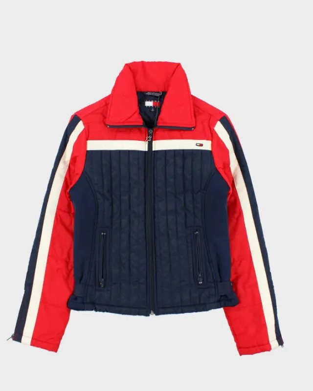 Vintage Y2K 00s Tommy Hilfiger Jeans Women's Ribbed Puffer Jacket - M sold by Rokit