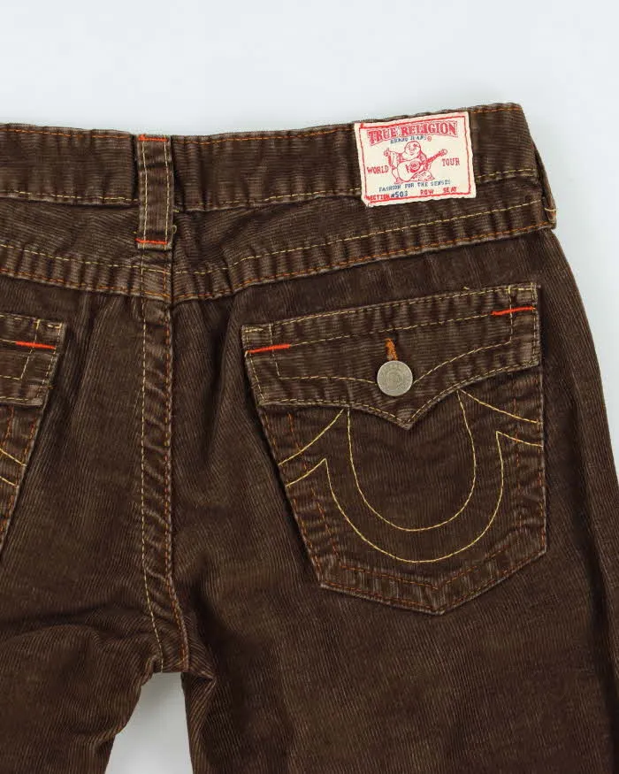 Vintage Y2k 00s True Religion Flared Corduroy Trousers - W32 L29 sold by Rokit product image thumbnail 3