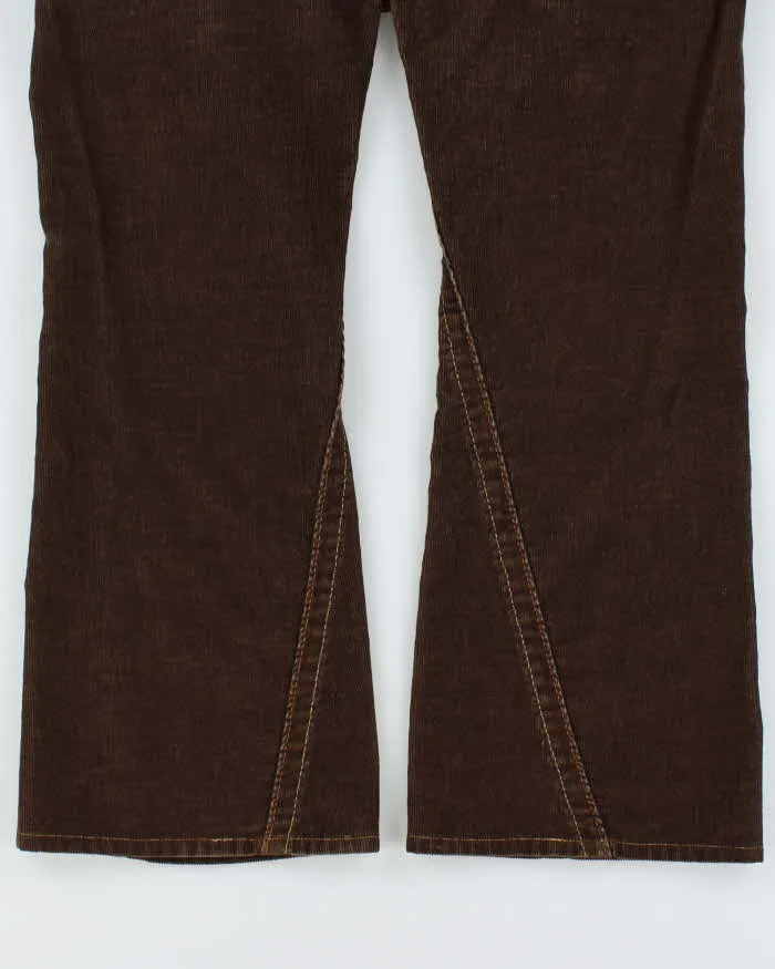 Vintage Y2k 00s True Religion Flared Corduroy Trousers - W32 L29 sold by Rokit product image thumbnail 5