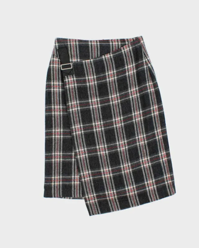 Vintage Marisfrolg Wool Blend Wrap Buckle Skirt - XS sold by Rokit
