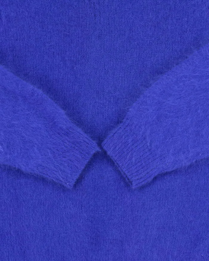 Vintage 80s Clasile Angora & Wool Collard Jumper - L sold by Rokit product image thumbnail 4