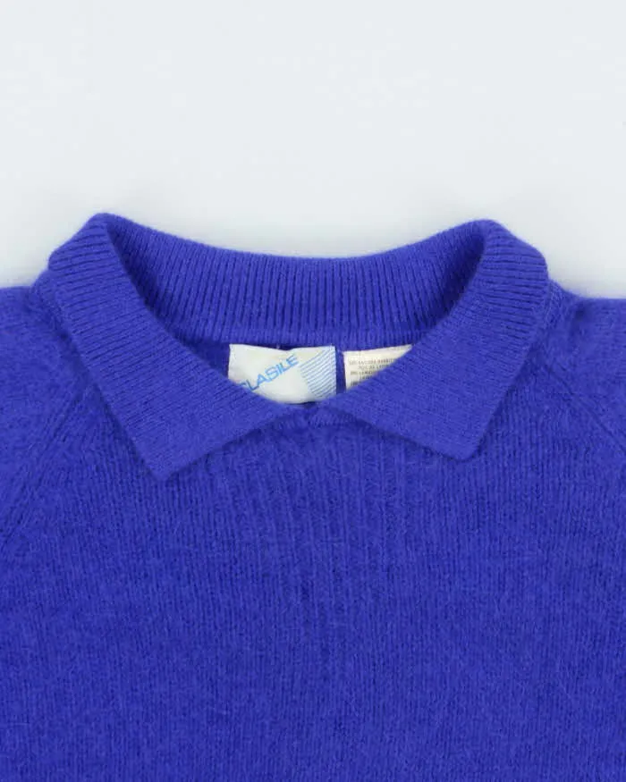 Vintage 80s Clasile Angora & Wool Collard Jumper - L sold by Rokit product image thumbnail 5