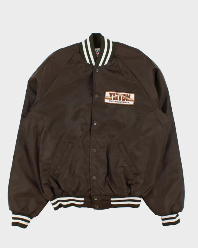 Vintage 1990s United Sports Apparel Satin Varisty Bomber Jacket - XL sold by Rokit