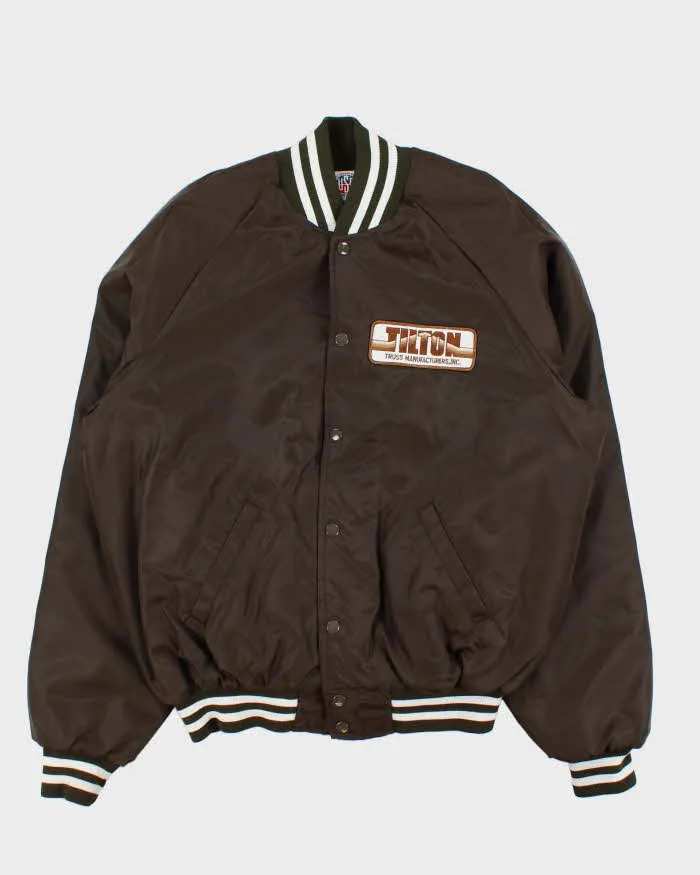 Vintage 1990s United Sports Apparel Satin Varisty Bomber Jacket - XL sold by Rokit