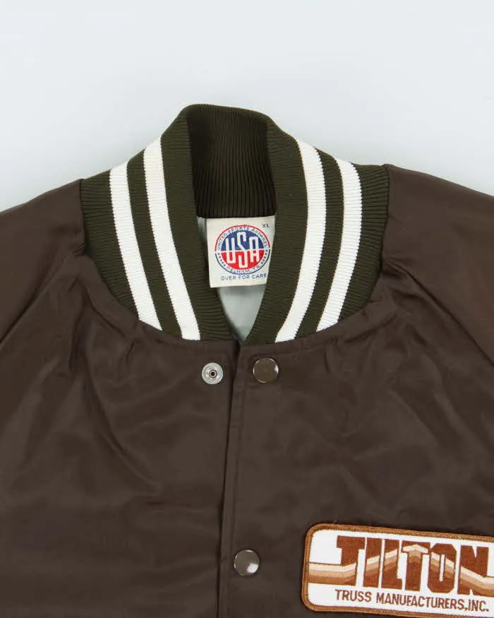 Vintage 1990s United Sports Apparel Satin Varisty Bomber Jacket - XL sold by Rokit product image thumbnail 5