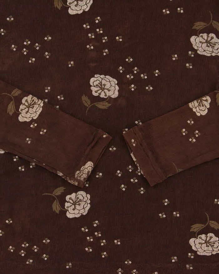 Vintage 90s Amnesia Long Sleeve Slinky Top - S sold by Rokit product image thumbnail 4