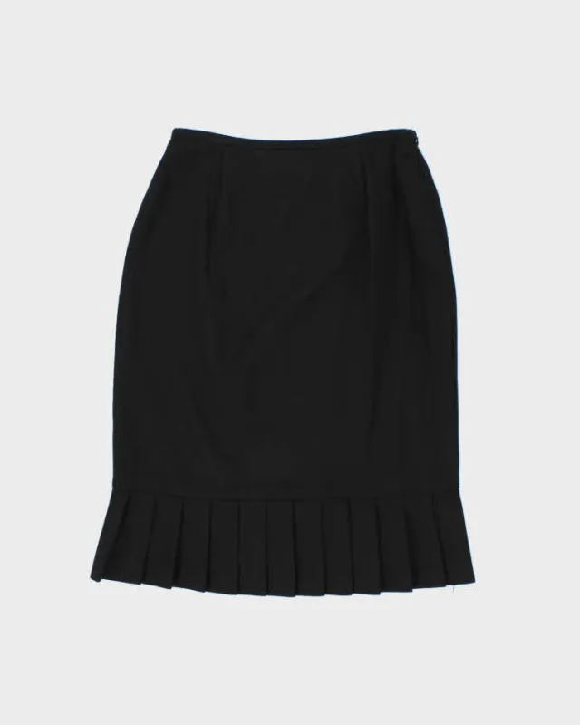 Vintage 90s Jones Studio Wool Blend Pleated Hem Skirt - XS sold by Rokit