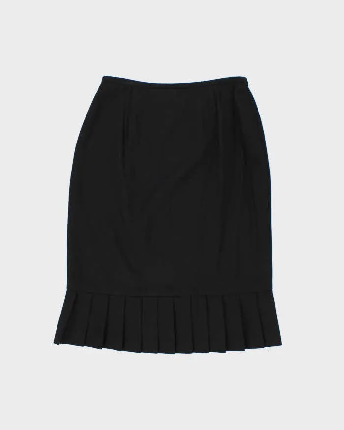 Vintage 90s Jones Studio Wool Blend Pleated Hem Skirt - XS sold by Rokit
