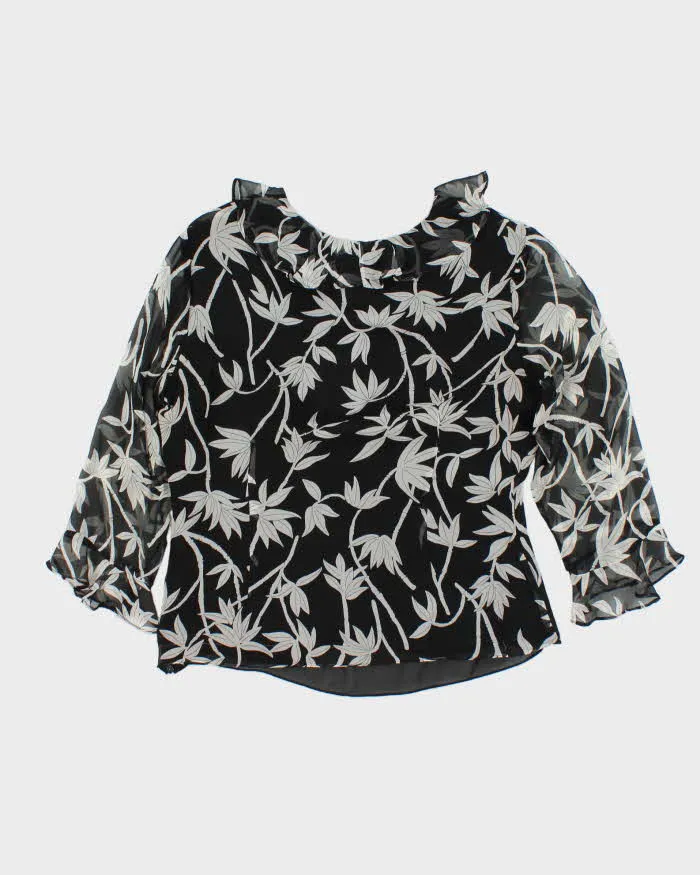 Vintage Y2k 00s Skyland Silk Blouse - M sold by Rokit product image thumbnail 2
