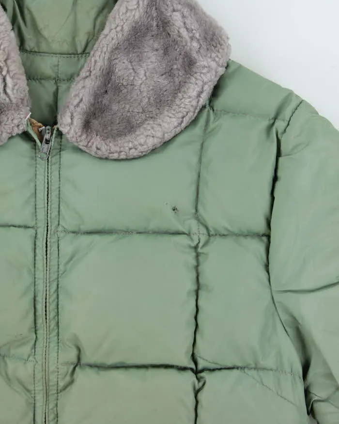 Vintage 1950s Alaska Sleeping Bag Co. Goose Filled Shearling Women's Puffer Jacket - L sold by Rokit product image thumbnail 4