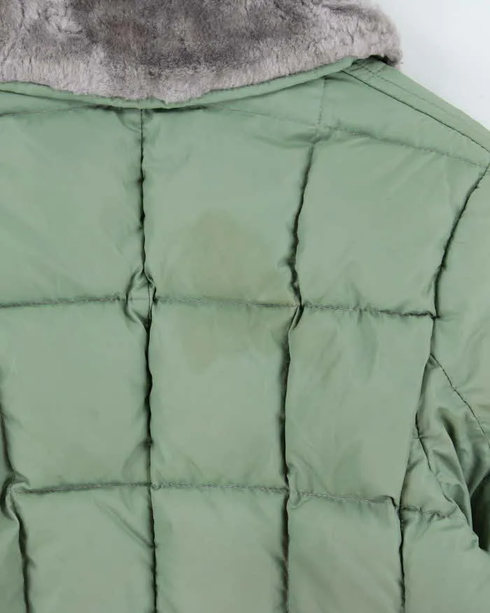 Vintage 1950s Alaska Sleeping Bag Co. Goose Filled Shearling Women's Puffer Jacket - L sold by Rokit product image thumbnail 3