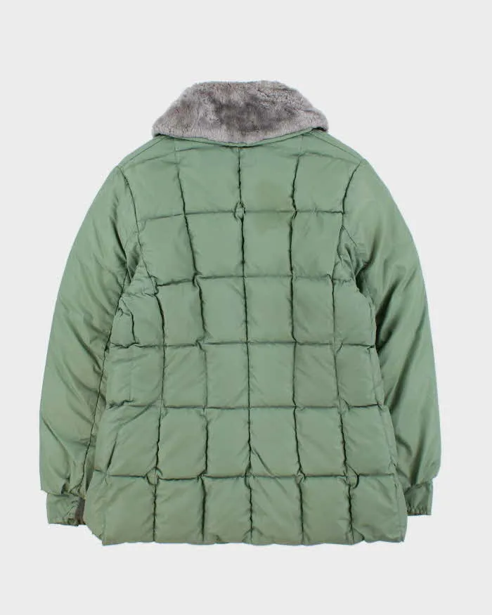 Vintage 1950s Alaska Sleeping Bag Co. Goose Filled Shearling Women's Puffer Jacket - L sold by Rokit product image thumbnail 2