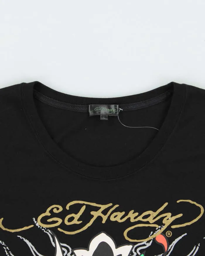 Vintage Ed Hardy Women's Missy Cross Crewneck T-Shirt - L sold by Rokit product image thumbnail 5