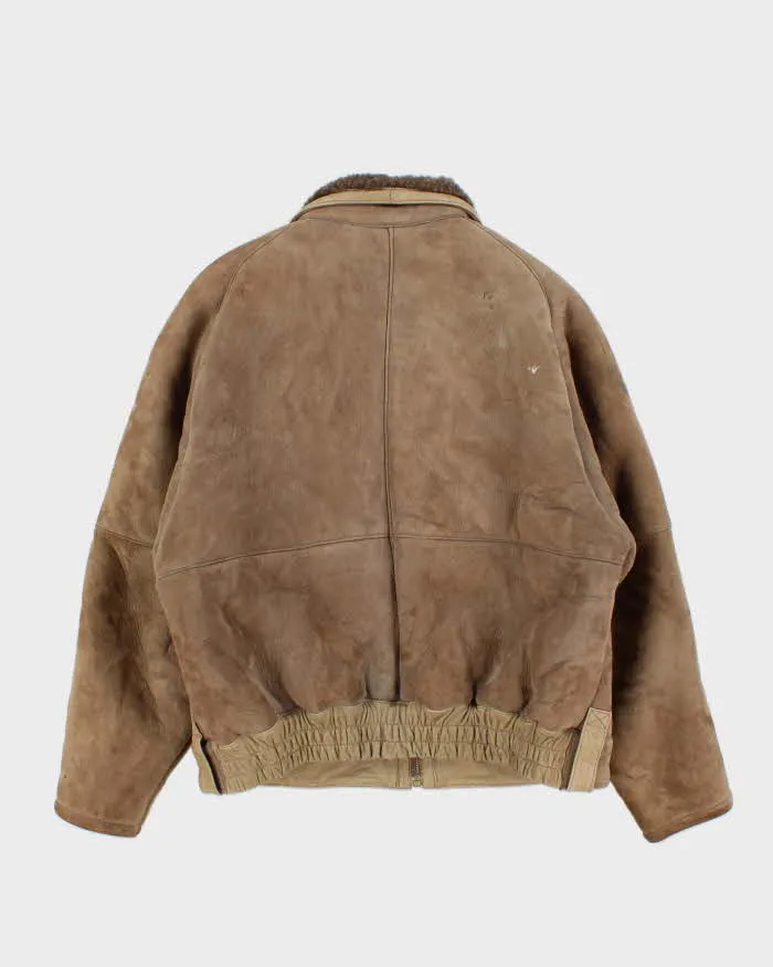 Vintage 1970s Knight Tailors Sheepskin Shearling Bomber Jacket - S sold by Rokit product image thumbnail 2