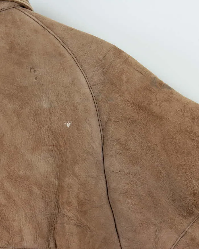 Vintage 1970s Knight Tailors Sheepskin Shearling Bomber Jacket - S sold by Rokit product image thumbnail 4